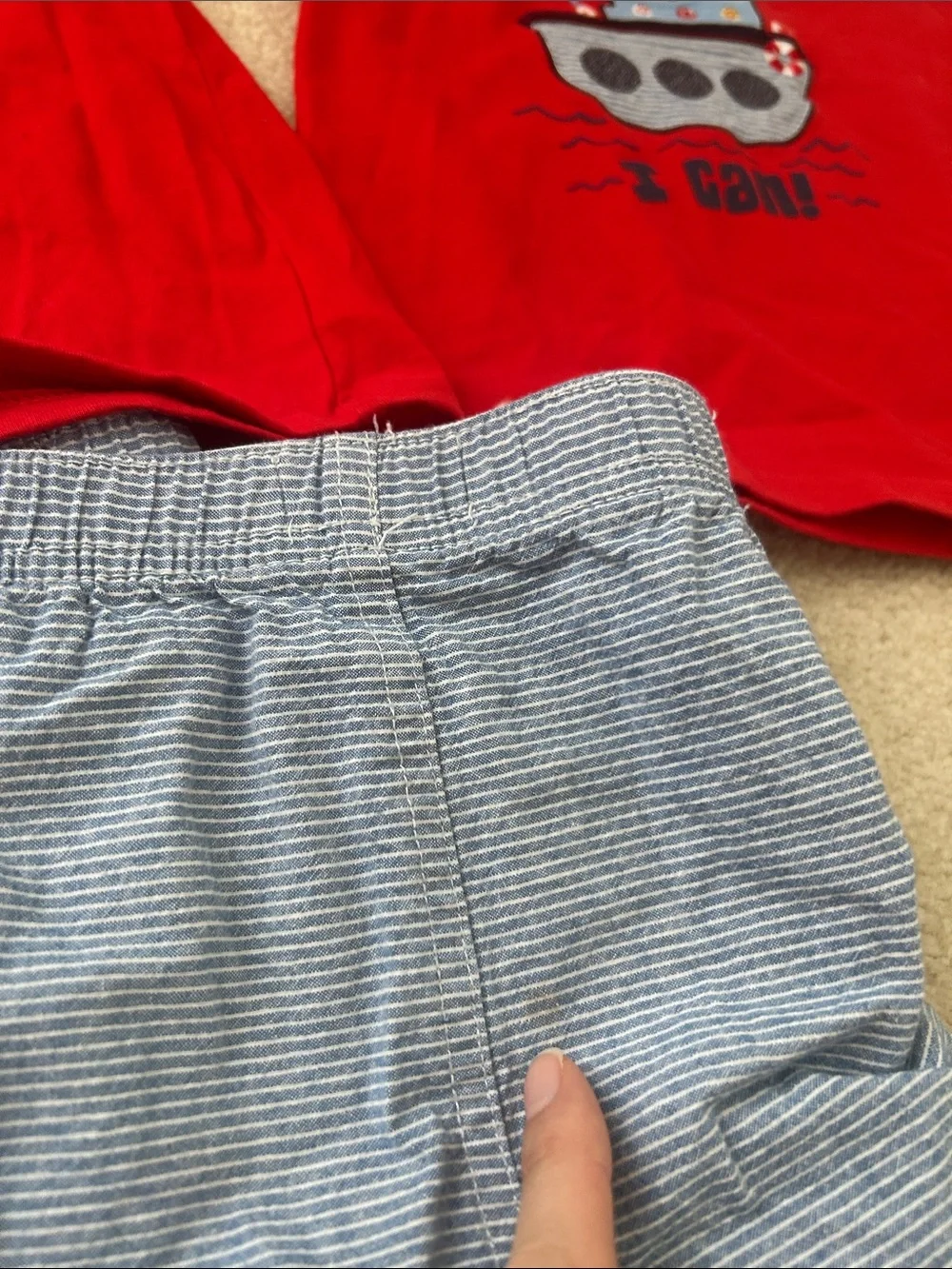 Boys 4t matching set identical twin nautical boat sailboat